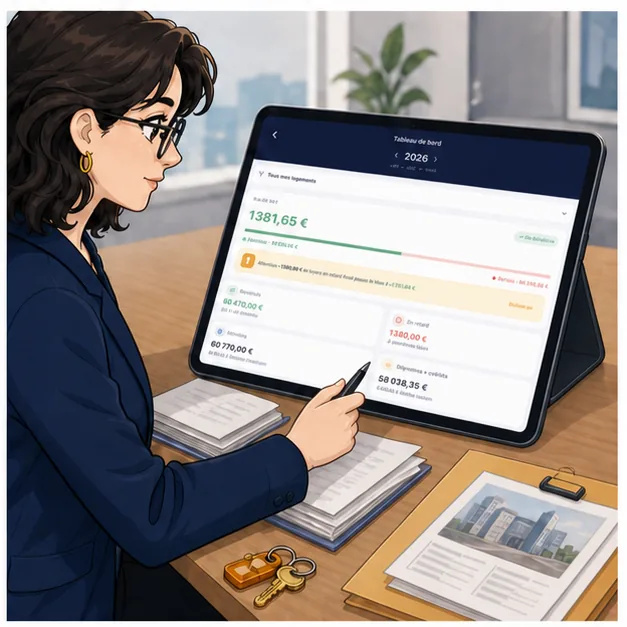 Camille vérifie le véritable tableau de bord financier avant un export comptable